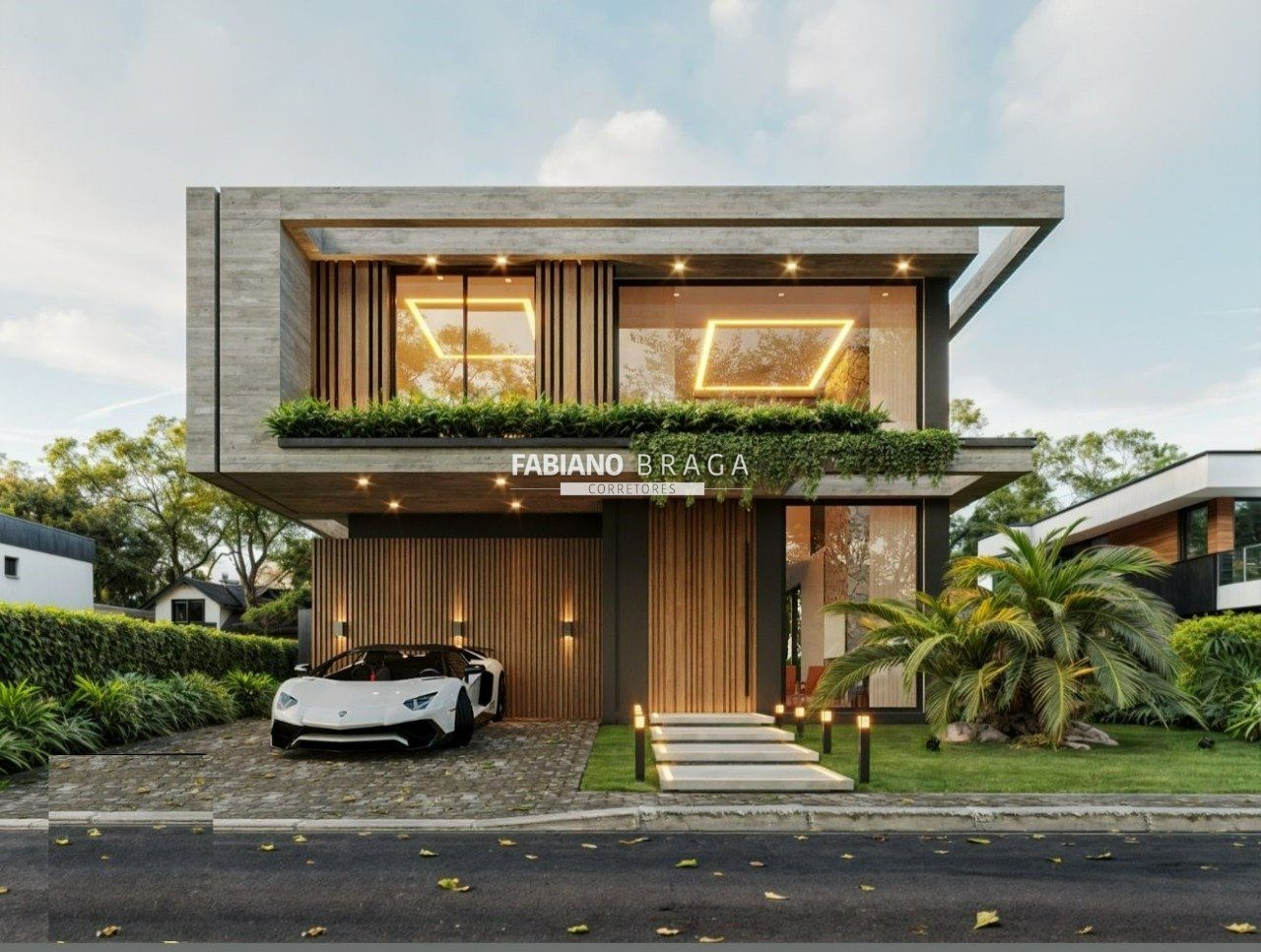 Sobrado com 265m², 4 dormitórios, 4 suítes, 2 vagas, Sunset em Xangri-lá