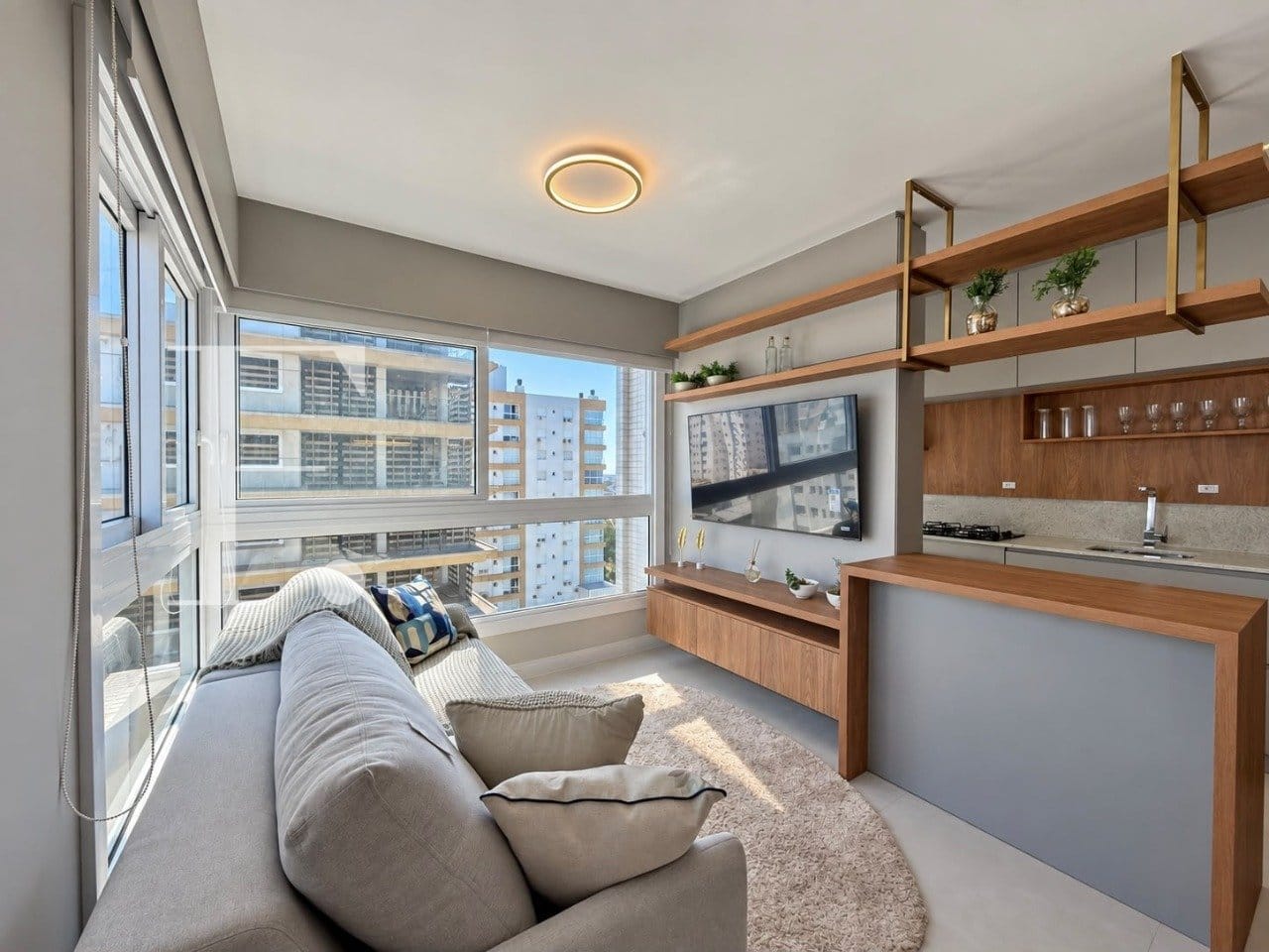 Apartamento com 64m², 2 dormitórios, 2 suítes, 1 vaga, Edifício Cartier em Capão da Canoa