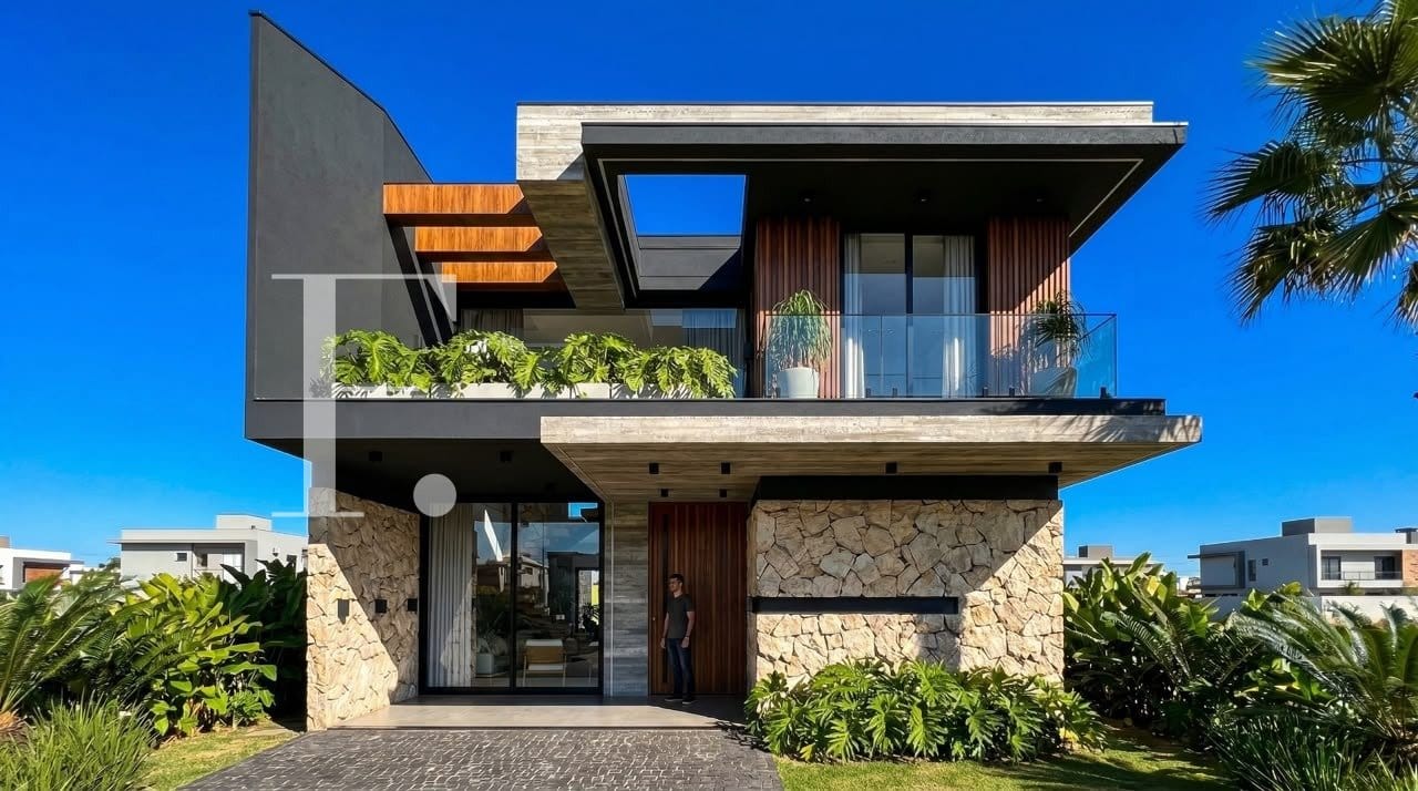 Sobrado com 250m², 4 dormitórios, 4 suítes, 2 vagas, Zen Concept Resort em Xangri-Lá
