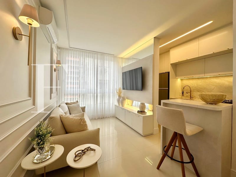 Apartamento com 55m², 2 dormitórios, 1 suíte, 1 vaga, Absoluto Palace em Capão da Canoa