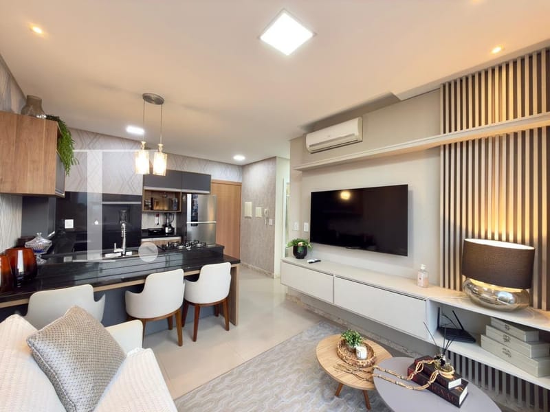 Apartamento com 59m², 2 dormitórios, 1 suíte, 1 vaga, Estevam Palace em Capão da Canoa
