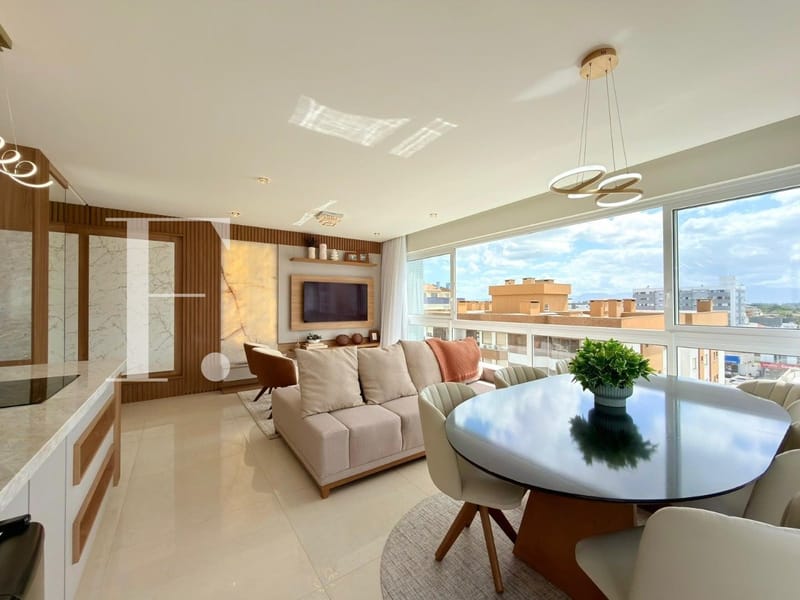 Apartamento com 143m², 3 dormitórios, 1 suíte, 2 vagas, Edifício Premium em Capão da Canoa