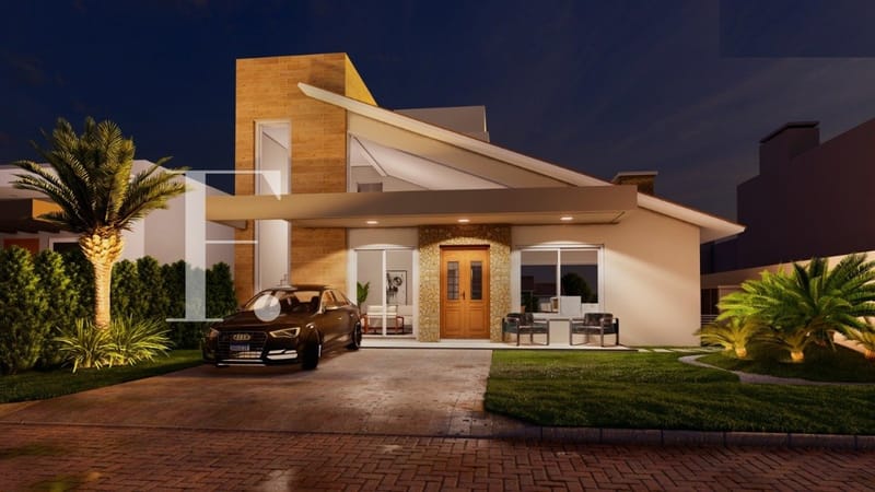 Casa com 166m², 3 dormitórios, 3 suítes, 2 vagas, Boulevard em Xangri-Lá