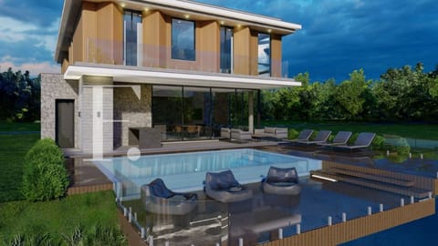 Sobrado com 313m², 5 dormitórios, 5 suítes, 2 vagas, Malibu em Xangri-Lá