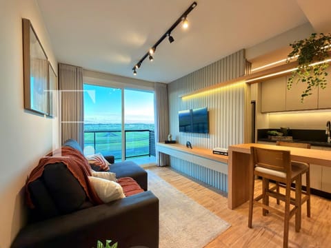 Apartamento com 67m², 2 dormitórios, 1 suíte, 1 vaga, Thera Santorini em Xangri-Lá