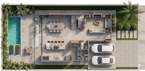 Sobrado com 293m², 5 dormitórios, 5 suítes, 2 vagas, Amare Home Resort em Xangri-Lá