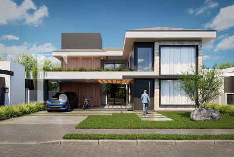 Sobrado com 462m², 5 dormitórios, 5 suítes, Green Village Golf Club em Xangri-Lá