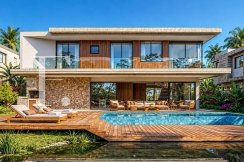 Sobrado com 374m², 6 dormitórios, 5 suítes, 4 vagas, Amare Home Resort em Xangri-Lá