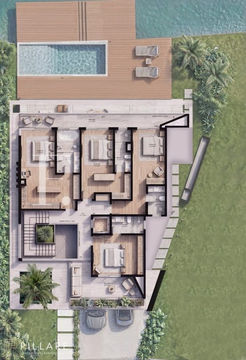Sobrado com 374m², 6 dormitórios, 5 suítes, 4 vagas, Amare Home Resort em Xangri-Lá