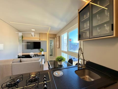 Apartamento com 33m², 1 dormitório, 1 suíte, 1 vaga, Port Vell em Capão da Canoa